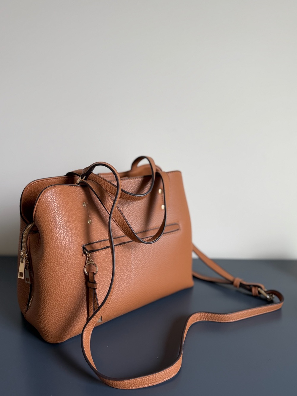 Sole Society Satchel Bag with Crossbody Strap